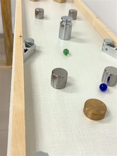 Marble Running race ASMR on woods track. so satisfying ASMR. #marblerace #fyp #viralvideo #unfreezmyaccout #marble