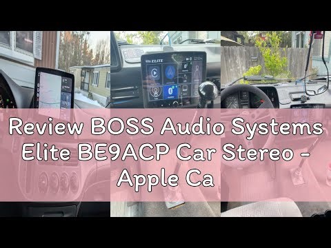 Review BOSS Audio Systems Elite BE9ACP Car Stereo - Apple CarPlay, Android Auto, 9 Inch Single Din,
