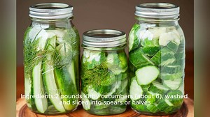 refrigerator pickles recipe