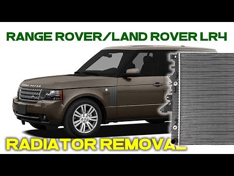 HOW TO REPLACE LAND ROVER LR4 2010-2016 RANGE ROVER SPORT 2010-2013 RADIATOR #rangerover #radiator