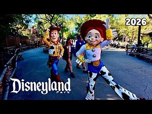 Disneyland Park Tour 2026 | Walkthrough, Roger Rabbit, Woody & Jessie! [4K POV]