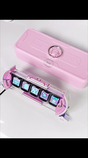 💖Times Gate in new color！🙌 #divoom #timesgate #setup #setupgaming #desksetup #pink#pinksetup