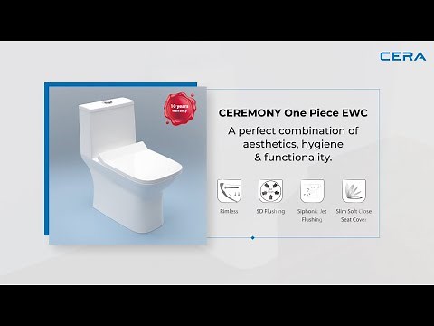 CERA - Ceremony One Piece EWC with 5D flushing technology