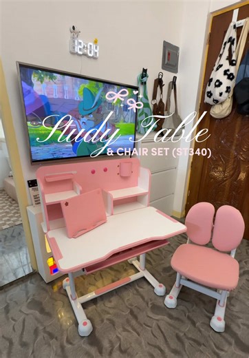 SweeKids ST340 Adjustable Study Desk and Chair Set