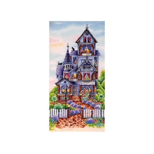 Victorian House Cross Stitch Kit – DIY Cottage Embroidery Design - Etsy