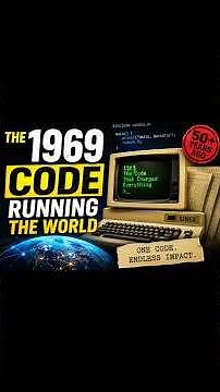The 1969 Code Running the World | The Birth of UNIX Explained | #cybercraftlab