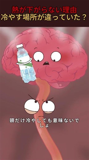 熱が下がらない理由、冷やす場所が違っていた？ #animation #コントチャンネル #おすすめ #コントチャンネル #おすすめ #アニメ #アニメ #靭帯断裂 #cartoon