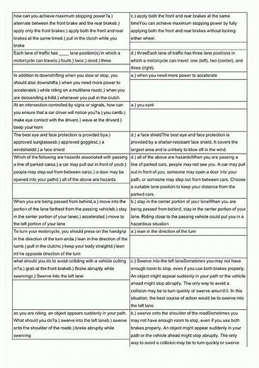 Wisconsin DMV motorcycle Practice Test Flashcards video