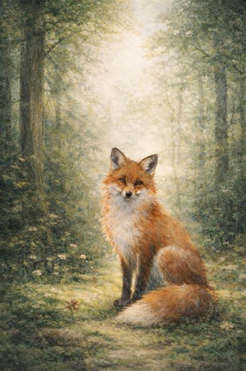 Printable Lined Notebook | Fox Cover | Minimal Digital Notebook | 120 Pages PDF | Instant Download - Etsy