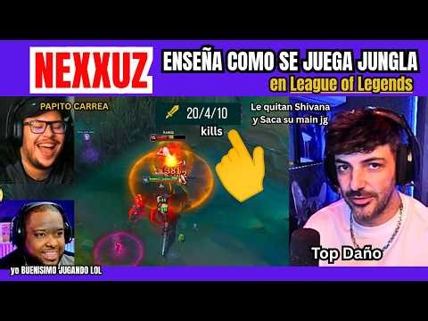 NEXXUZ SE HACE 20 KILLS de JG EN League of Legends 🤯 #arkeanos #nexxuz #nexxuzhd