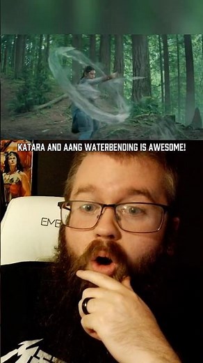 Katara & Aang Waterbending Is AWESOME! 😱 #avatarthelastairbender #shorts