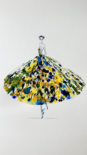 349K views · 4.1K reactions | A canvas adorned in hues of gold,...