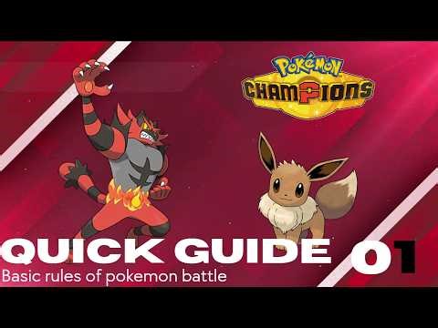Pokémon champions beginner guide ep.1 │ Basic Rules of Pokémon Battle