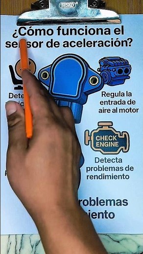 🟢This is how the acceleration sensor works 🔥 #sensors #engine #automotive #mechanics