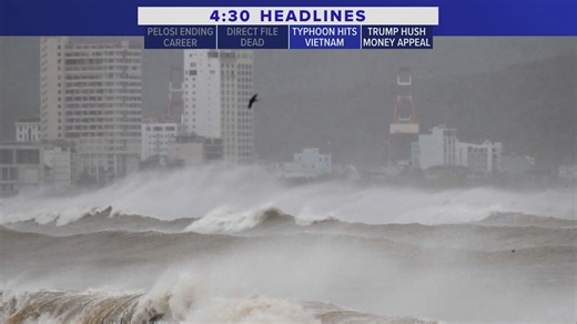 Typhoon that killed 114 people in Philippines makes landfall in central Vietnam