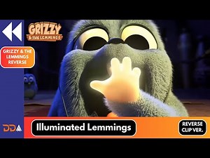 Illuminated Lemmings | Grizzy & the Lemmings Reverse | Reverse Clip Version (S04E43)
