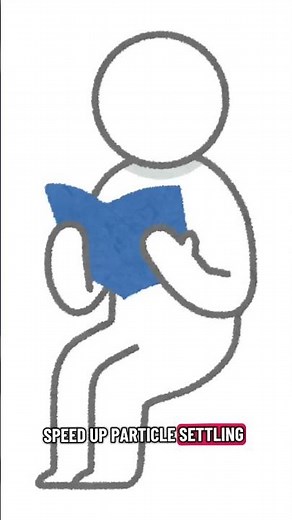 #Sedimentation: when particles settle by gravity to clarify #water. #amanwater #waterconservation