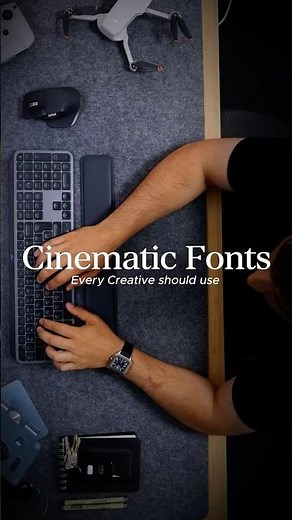 Cinematic Architectural fonts we use on our Plans, videos & 3D models