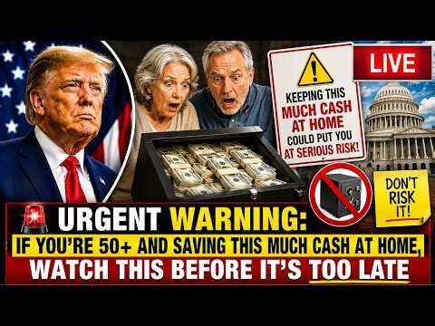 Urgent Warning: If You’re 50+ and Saving This Much Cash At Home, Watch This Before It’s Too Late