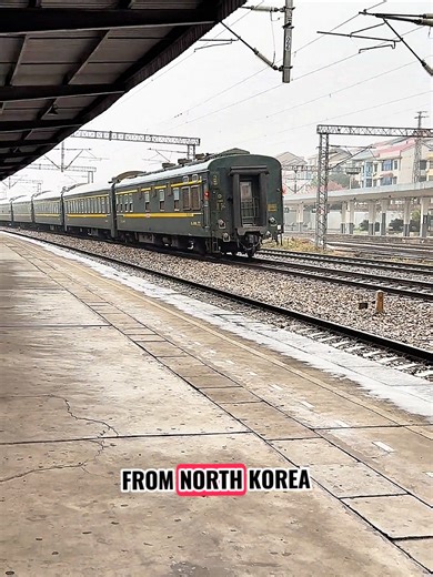 First Train Crossing North Korea's Border to China in Years