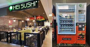 Hei Sushi launches the first Halal sushi vending machine in the world at NUS