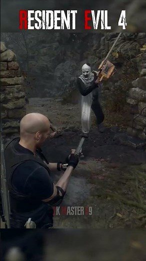 Jason vs Terrifying Chainsaw RE4 Remake #residentevil #leonskennedy