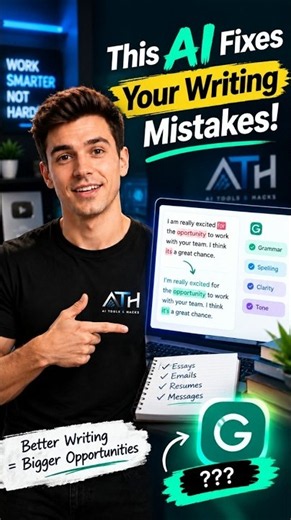 This AI Fixes Your Writing Mistakes in Seconds! 🤯 | AI Writing Tool