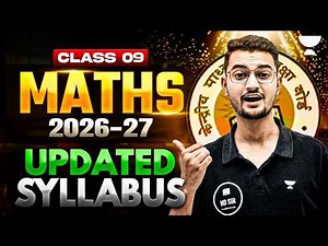 Class 9 Maths Syllabus 2027 | Complete Overview + Updates | MD Sir