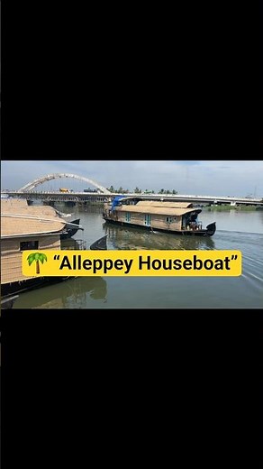 Alleppey Houseboat 😍 | Kerala Backwaters Paradise #kerala #LuxuryHouseboatKerala #HouseboatCruise