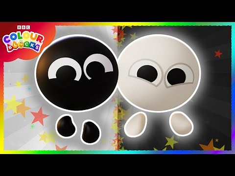 Black and White's BEST Moments | Kids Learn Colours! | Colourblocks