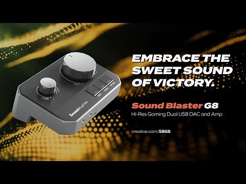Sound Blaster G8 - Hi-Res Gaming DUAL USB DAC and Amp