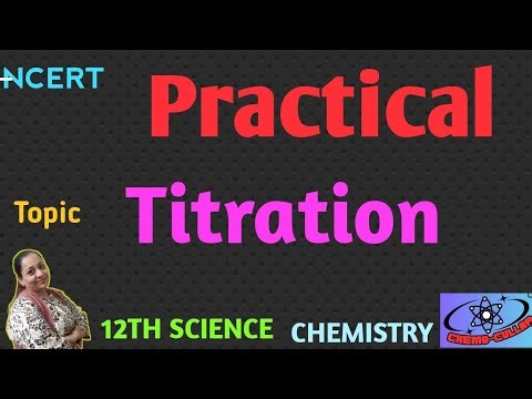 CLASS-12 CHEMISTRY NCERT Practical Titration part-2 By ALPA PARMAR