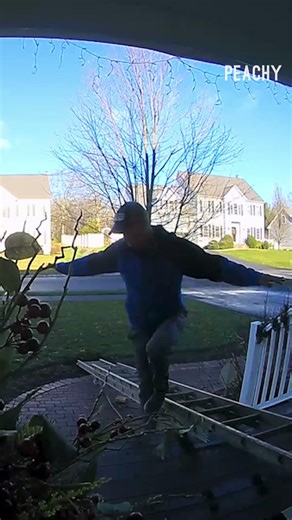 Dad really acted on his feet! 👀