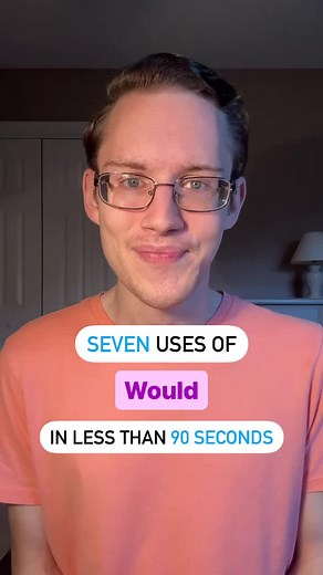 Here are seven of the most common uses of the modal verb “would” in English! After asking you guys to suggest topics that you’d like me to cover in future videos, one topic that came up several times in your suggestions was “would”, so I wanted to make a video with many of its common uses in one place so you could have a general idea of how we use this verb. I hope you find it helpful! 😊 You’ll find all seven uses that I talk about in the video below: 1. As the past tense of the verb “will”, wh