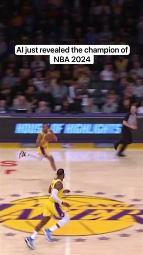 History in the making: DaVinci's choice for the next NBA Playoff champions! 🏀 #lakers #nbaplayoffs #nba #basketball #davinciaiapp #aipredictions #lebronjames