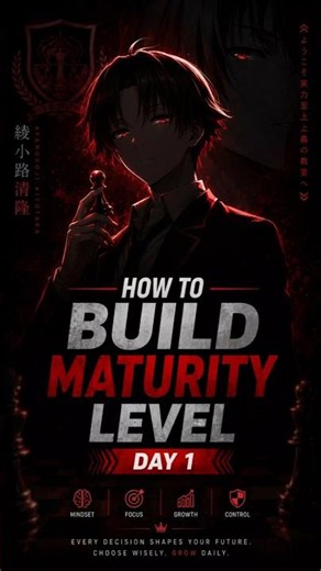 How To Build Maturity Level ( Day 01 ) #psychology #humanbehavior #mindset