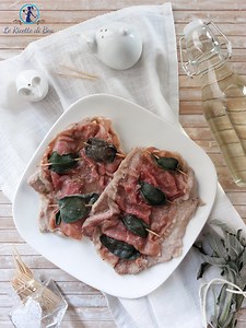 Saltimbocca alla romana secondo di carne della cucina romana