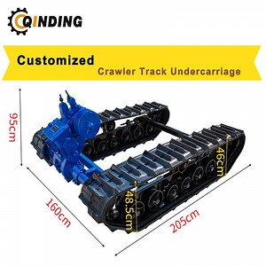 [Hot Item] Rubber Track Chassis Crawler Undercarriage for Excavator, Drilling Rig, Mining, Mechanial Engineering Machine
