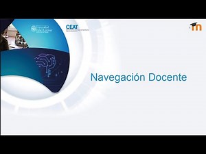 Navegación para docentes Moodle (Docentes)