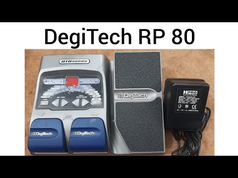 DegiTech RP 80 guitar effects pedal || DegiTech RP80 pedal demo
