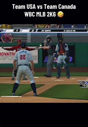 Team USA vs Canada Showdown in MLB 2K6