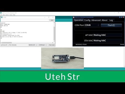LoLin NodeMCU V3 ESP8266 Firmware Flashing | AT Firmware V1.3.0.2