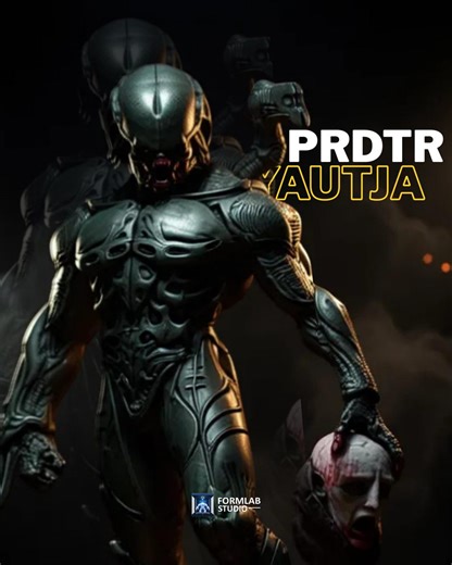 Predator Fan Made | Apex Alien Hunter Bust | Cinematic Display 3D Print File STL - Etsy