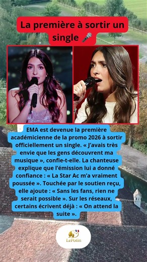 📌 EMA ouvre le bal musical de la promo 2026 de la Star Academy