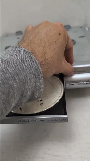 Sony Under Cabinet AM/FM CD Clock Radio ICF-CD543RM