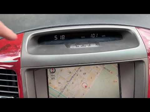 Как настроить часы на Lexus GX 470 и Toyota LC120 2004-2008