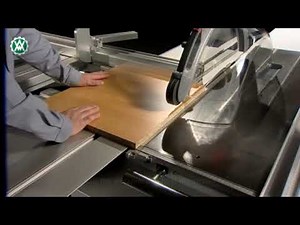 Angle Cuts to final dimension easy peasy with an Altendorf F45 Panel Saw