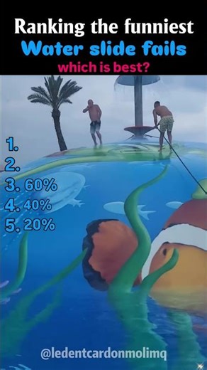 Ranking the FUNNIEST Water Slide Fails 😂💦 | Which One Wins?