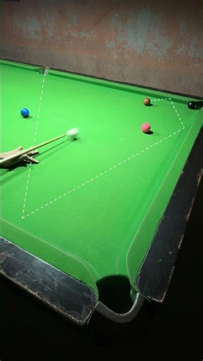 3 Cushion Double Perfection 🎱 #snooker #billiard #tipsandtricks