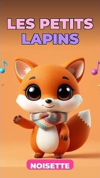 🐰 Les Petits Lapins de Noisette — Comptine pour Jouer et Rire